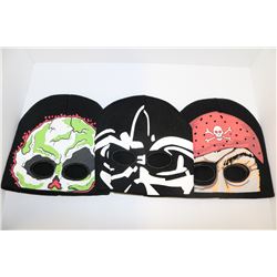 3PK OF GLOW IN THE DARK TOQUES