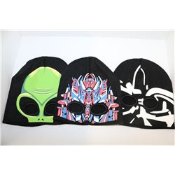 3PK OF GLOW IN THE DARK TOQUES