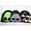 Image 1 : 3PK OF GLOW IN THE DARK TOQUES