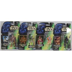 PACK OF 4 VARIOUS STAR WARS FIGURES