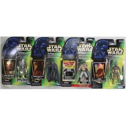PACK OF 4 VARIOUS STAR WARS FIGURES