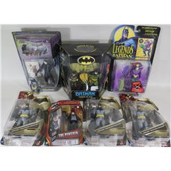 5 SUPERMAN/BATMAN ACTION FIGURES NEW IN PACKAGE