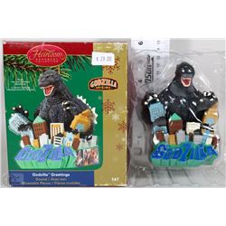 GODZILLA CHRISTMAS ORNAMENT WITH SOUNDS & MOVING