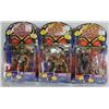 Image 1 : 3 SKELETON WARRIOR ACTION FIGURES NEW IN PACKAGE