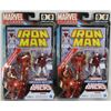 Image 1 : 2 MARVEL IRON MAN ACTION FIGURES WITH COMIC BOOK