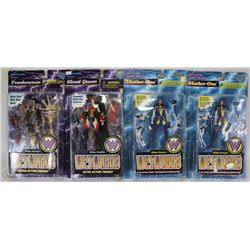 4 MCFARLANE TOYS WETWORKS ACTION FIGURES NEW