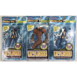 3 MCFARLANE TOYS WETWORKS ACTION FIGURES NEW