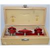 Image 1 : WOOD BOX WITH ROUTER BITS