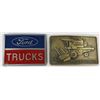 Image 1 : 2 COLLECTOR BELT BUCKLES INCL. FORD AND NEW