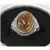 Image 1 : OVAL AMBER FASHION RING