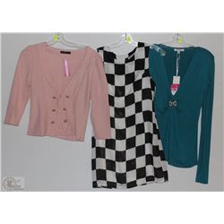 LOT OF 3 PIECES OF CLOTHING SIZED: ALL XL
