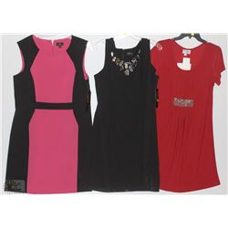 LOT OF 3 LONG DRESSES SIZED: ALL 16