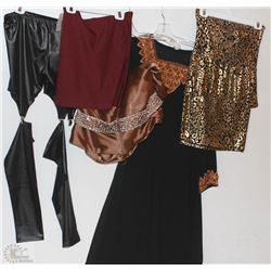 LOT OF 5 PIECES OF CLOTHING SIZED: ALL UNKNOWN