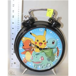 LARGE POKEMON CLOCK - 12"H (ALSO WALL