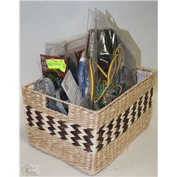 BASKET WITH NEW TRAILER LIGHTS AND MORE