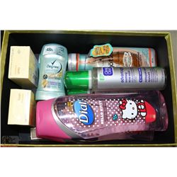 BOX OF NEW BATH PRODUCTS AND MORE