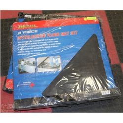 2 PACKAGES OF BLACK FOAM MATS