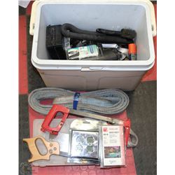 TOTE WITH TOOLS, 4AMP STAB-LOK GROUND FAULT & MORE