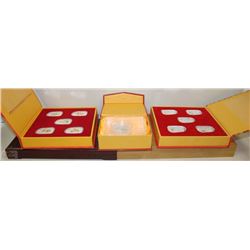 ASSORTMENT OF 5 CHINESE COIN SETS