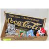 Image 1 : BOX OF COCA-COLA COLLECTIBLES