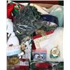 Image 1 : BOX OF CHRISTMAS ITEMS INCL. NEW TABLE