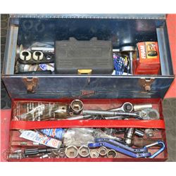 BLUE TOOLBOX WITH TOOLS