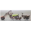 Image 1 : 2 MAZATLAN METAL MOTORCYLE ORNAMENTS