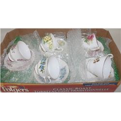 FLAT W/FINE CHINA CUP & SAUCER SETS INCL.