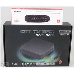 NEW OTT TV BOX WITH AIR MOUSE/KEYBOARD