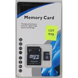 NEW 32GB MICRO SD WITH ADAPTER