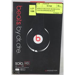 REPLICA BEATS BY DR.DRE OVER EAR HEADPHONES BLACK