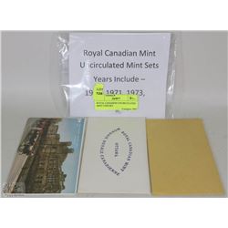 ROYAL CANADIAN UNCIRCULATED MINT COIN SETS
