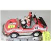 Image 1 : VINTAGE PULL BACK MINNIE MOUSE TOY RACE CAR