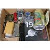 Image 1 : BOX W/BEER CAN SAFE, BELT BUCKLE, DUAL