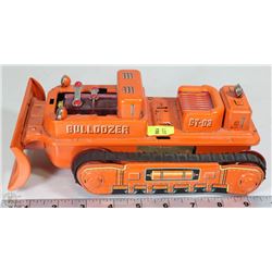VINTAGE METAL ELECTRONIC BULLDOZER
