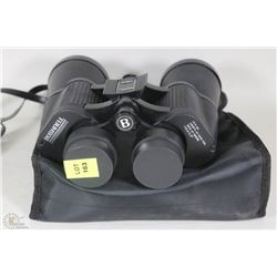PAIR OF BUSHNELL 10X50 BINOCULARS WITH CASE