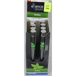 BOX OF 8 ESSENCE MENTHOL ELECTRONIC CIGARETTES