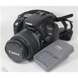 CANON REBEL XT DIGITAL CAMERA WITH 18-55 ZOOM WITH