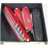 Image 1 : LOT OF 4 SWISS POCKET TOOLS/KNIVES