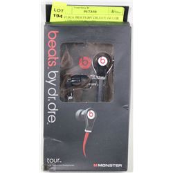 REPLICA BEATS BY DR.DRE IN EAR HEADPHONES BLACK