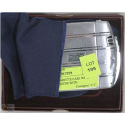 RONSON CIGARETTE CASE WITH BUILT IN LIGHTER WITH