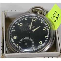 WESTCLOX POCKET BEN POCKET WATCH IN ORIGINAL BOX