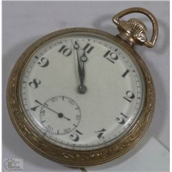 DERBY ROLLED PLATE POCKET WATCH