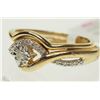 Image 2 : #15-10K YELLOW GOLD DIAMOND RING SET