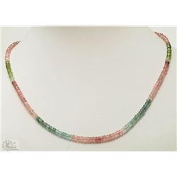 #21-14K YELLOW GOLD MULTI-COLOURED TOURMALINE