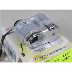 60 POWER JEWELLERS MAGNIFIER WITH LED AND UV