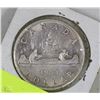 Image 1 : 1953 CANADIAN SILVER DOLLAR COIN