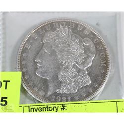 1921 US MORGAN SILVER DOLLAR