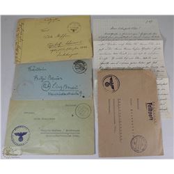 GERMAN WWII MILITARY NAZI LETTERS