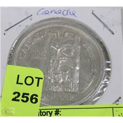CANADIAN 1958 SILVER DOLLAR TOTEM COIN
